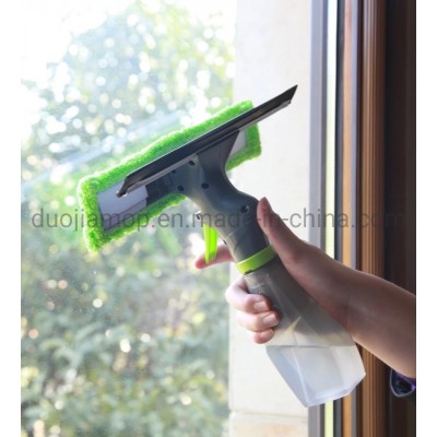 Spray Bottle Wiper Squeegee with Microfibre Cloth Pad