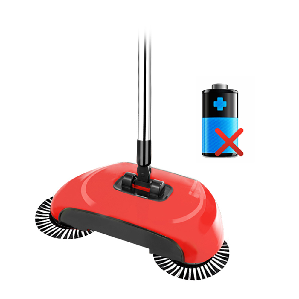 Powerless Floor Sweeper Spin Broom